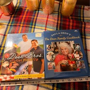 Paula Deen’s The Deen Family Cookbook & Deen Brothers Fired Up Cookbook 2 Hardcv
